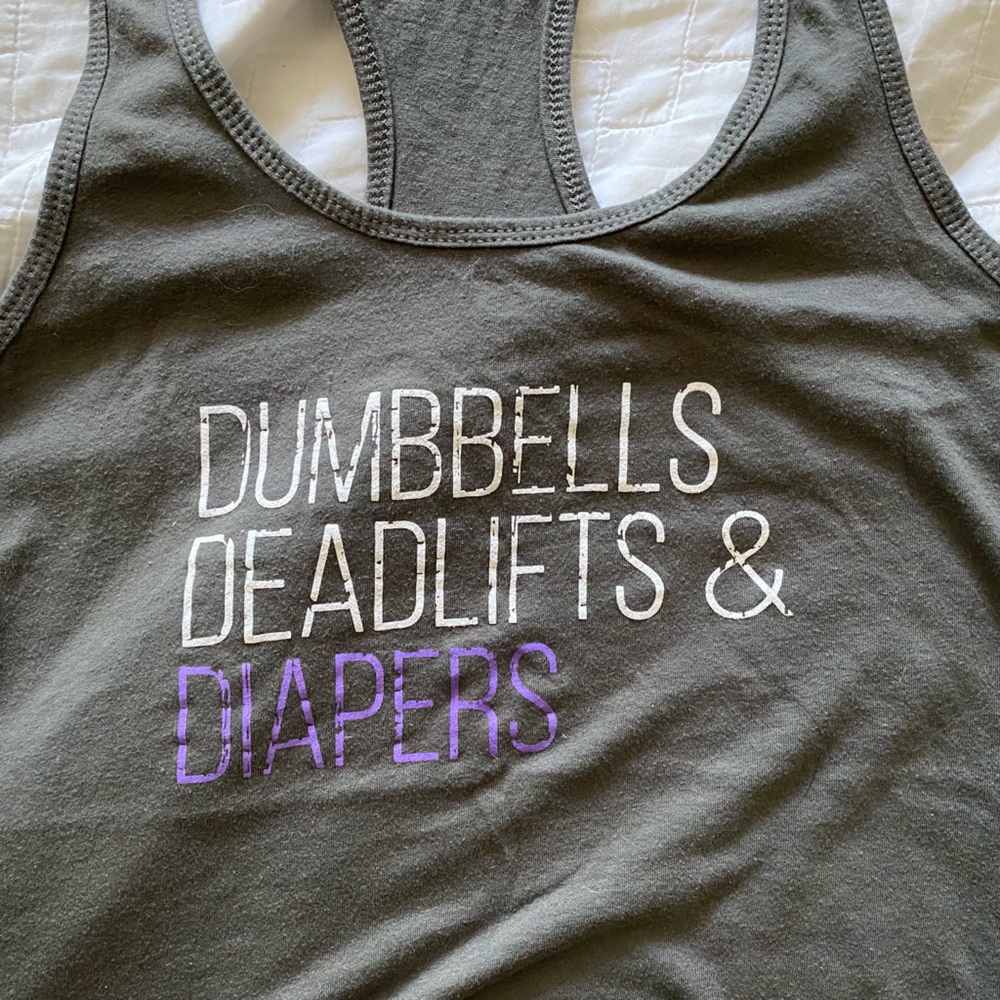 Mom Bod Racerback Tank
